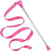 Ginwrek Twirling Baton Twirling Baton, bacchetta in acciaio inox con nastro da 4 m, manico antiscivolo da 4 cm