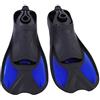 Bediffer Uomo Donna Pinne da Nuoto Pinne Regolabili con Tallone Aperto per Nuoto Immersioni Snorkeling Silicone Blu S, M, L, XL (L)