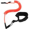 iplusmile Guinzaglio da Surf Avvolgibile in TPU Arancione Laccio Ergonomico e Compatibilità per Kayak e Paddleboard negli Sport Acquatici