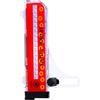 ULTECHNOVO Luce LED 32 modalità Lampeggianti 16 LED Rossi per Raggi Bicicletta Installazione Rapida in PC, per Ciclismo Notturno Protetto