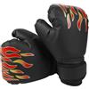 Generisch Guanti da boxe, kickboxing, sparring, guanti per bambini, guanti da allenamento da 118 g per bambine da 3 a 9 anni, in pelle PU, protezione EVA, sacco di sabbia, traspiranti, per giovani, Thai, K