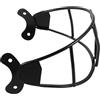 TOYANDONA Maschera Protettiva in Metallo Nero per Casco da Baseball e Softball Finitura Liscia e Protezione Avanzata per Uso in Campo e Difesa