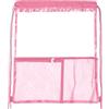 Generisch Zaino trasparente con coulisse, borsa da palestra in PVC impermeabile per donne e uomini, zaino sportivo trasparente, ideale per spiaggia, viaggi, nuoto, festival, lavoro e sport all'aria aperta, 48 x