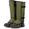 UrbanHui Ghette per escursionismo, impermeabili, traspiranti, per trail running, passeggiate, leggere, a prova di sabbia, fango, accessori per esterni, unisex, taglia M, L (verde)