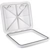 OPPWONG Piastra di Coperta Anti-UV 18,1x20,1 Pollici Superficie Antiscivolo per Yacht RV Boating ABS Bianco