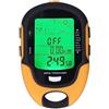 Leftwei Misuratore Multifunzione GPS con Altimetro Barometro Termometro Igrometro Bussola, Stazione Meteorologica Elettronica Digitale Impermeabile IPX4 per Escursionismo All'aperto
