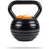 GymBeam Kettlebell Regolabile da 4,5-18 kg, Set di Kettlebell per Sollevamento Pesi, Strumenti di Allenamento in Ferro e ABS per Forza e Cardio, Ideali per Squat, Deadlift, Bench Press, KB Swing