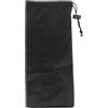 BESTOMZ Borsa Organizer Pieghevole Nero Porta Bastoncini da Trekking in Poliestere Compatta e Portatile per Massimo 2 Bastoni da Trekking, per Escursionismo e Campeggio