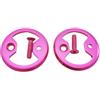 UrbanHui Piastra per pedali per bici SpeedPlay e Wahoo compatibili, struttura in lega, pratica e leggera (rosa)