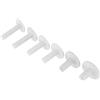 Funien Supporto per Maglietta da in Gomma per Tappetino da Pratica Supporto Maglietta Campo Pratica 6 Pezzi Base Stabile Rimbalzo Flessibile 35 45 55 65 75 80 Mm con Base 51