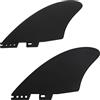 Lylithuif Pinna per tavola da Surf Set di Pinne per propulsore Ampio Pinne per tavola da Surf Fishtail in PVC Rinforzato per Longboard Stand Paddleboard Tavole da Surf gonfiabili Surfisti