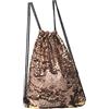 CALLARON Borsa Con Coulisse Di Paillettes Mermaze Sirene Luminosa Borsa Da Ballo Paillettes Borse Da Ballo Bastone Gonfiabile Cavallo Luminoso Borsa Con Coulisse Cane Cappello Duro Borsa, oro, M