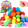 Generisch Set di 60 palline di spugna, morbide e colorate, per gioco e