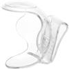 FELTECHELECTR Clip per Allenamento Stoccaggio Pratico e Affidabile in ABS Porta Palline da Tennis Trasparente per Cintura, Accessorio Sportivo per Tennis