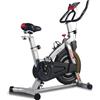 ISE Cyclette da Casa con Resistenza Regolabile, Cyclette per Casa Professionale con Schermo LCD Supporto per Smartphone Exercise Bike per Palestra a Casa
