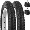 Xastro Confezione da 2 Pneuematici da 12,5 Pollici, 12 1/2 x 2 1/4 57/62 - 203, Pneuematici e Tubo AV32 mm, Per Bici Per Bambini, Adatto Per Bambini Da 12,5 x 2,25, Carrozzina