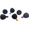 HavenlyCove Manopola di ricambio per mulinello da pesca in EVA, per Daiwa e modelli, leggera e resistente all'umidità, colore nero, rosso, oro (viola)