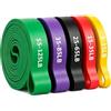 TOTDUKE Elastici Fitness, 5 Livelli di Resistenza, Elastico Palestra, Bande Elastiche Fitness per Allenamento di Forza, Trazioni, Yoga, Pilates, Stretching, Home Gym con Sacca Portaoggetti