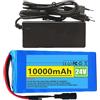 GAOCUNBING Batteria per e-bike da 24 V 10 Ah, batteria per bicicletta elettrica con caricabatterie, scheda di protezione BMS per batteria, batteria ricaricabile da 10 Ah per motori da 150 W e 200 W T