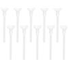 Generic Supporti per Palline per Unghie Durevoli Ad Alta Resistenza da 10 Pezzi in Plastica Migliorano la Precisione per la Pratica del Golf Realizzati in Materiale PC