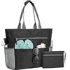 Generisch Borsa da donna, pieghevole, resistente alla sabbia, per piscina, moglie, fidanzata, attività all'aperto, nuoto, fitness, campeggio, viaggi, vacanze, resort, crociera, kayak, Nero , Siehe