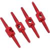 Mikikit 4 Pezzi Strumento Guida Cavo Freno Connessione Sicura in Lega di Alluminio e Prestazioni Fluide per Telaio Bicicletta per Diversi Scenari di Guida Mountain Bike