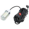 Drawup Lampada da pesca a LED sommergibile 5 V USB per attirare la luce di pesce per la notte Bass Trota Squid - Esca subacquea Verde Bianco Blu Giallo 75mm (bianco)