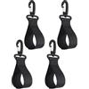 laxreheye Clip per pagaia per kayak, 4 pezzi, ganci di supporto per pagaia, per lago, fiume, mare, canoa, barca