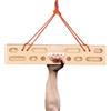 Generic Finger Board - Rastrelliera in legno resistente per allenamento di arrampicata, portatile, per allenamento del braccio, compatto, per interni ed esterni, strumento di rafforzamento per principianti