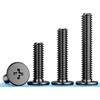 JARBLUE 100 pz/lotto Acciaio Al Carbonio Zincato Croce Phillips Ultra Sottile Piatto Wafer Testa Vite Bullone Laptop CM M1.6 M2 M2.5 M3 M4