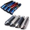 NONE Scarico Universale per Moto, Silenziatore Modificato per Scooter, Slip-On per CBR 125 250 CB400 CB600 Z750