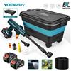 Yofidra Idropulitrice elettrica senza spazzole YOFIDRA 200Bar 6IN1 ad alta pressione per auto e giardino, compatibile con batteria Makita 21V.