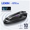 Lexin GTX 1 pz Interfono Bluetooth Per Casco Moto Auricolare Supporto Citofono E Ascolta Musica Al Tempo 10 Piloti 2000 m