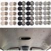 NONE Soffitto per auto Tetto Panno Riparazione Fibbia di fissaggio Rivestimento automatico universale Decorazione interna Fermo Vite di fissaggio Tappo con rivetto a scatto