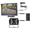 BYNCG Telecamera posteriore universale per auto con monitor da 4,3 o 5/7 pollici per camion, schermo HD, visione notturna a LED, impermeabile, per parcheggio e autobus