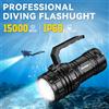 Wurkkos DL06 Torcia subacquea 3*21700 Torcia LED ricaricabile ad alta potenza 15000LM 6 * XHP50.2 Power Bank IPX8 Luce da lavoro subacquea