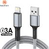 Nephy Cavo di ricarica USB a ricarica rapida per iPhone 14 13 12 11 Xs Max Xr X 8 7 6 Plus 5 SE iPad Origine Cavo dati lungo per telefono cellulare 2m 3m