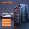 KeepLiNK Switch industriale Megabit Ethernet a 8 porte Plug and Play non gestito