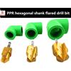 JIANHUA 20/25/32mm PPR tubo esagonale gambo alesatura trapano foro apri riscaldamento acqua riparazione tubo alesatura trapano con gomito a 90 gradi