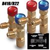 NONE 4/2/1PCS R410A R22 1/4 "Refrigerazione Ricarica Valvola di Sicurezza Aria Condizionata Refrigerante Liquido di Sicurezza Adattatore Parti di Utensili A Mano