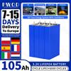 PWOD Batteria Lifepo4 da 3,2 V 105AH nuovissima cella al litio ferro fosfato fai da te 12 V 24 V 48 V per campeggio barca golf cart RV EV carrello elevatore
