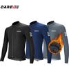 DAREVIE Maglia da ciclismo DAREVIE Maglia da ciclismo invernale in pile termico da uomo Manica lunga Abbigliamento da bicicletta traspirante spazzolato morbido caldo caldo