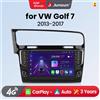 Junsun 9 pollici Wireless CarPlay Android Auto Radio per Volkswagen VW Golf 7 2013-2017 Auto Multimedia GPS autoradio