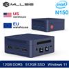 MLLSE G2 Pro Mini PC Processore Intel Twin Lake N150 LPDDR5 12 GB RAM 512 GB ROM Windows 11 Pro WiFi 5 BT5.2 Computer desktop