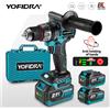 YOFIDRA 700N.m 13 millimetri Brushless Trapano Elettrico Cacciavite 20 + 3 Coppia Cordless Rompere Ghiaccio Strumento di Potere Per Makita Batteria Spille