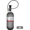 NONE TUXING 300Bar 2L Cilindro in fibra di carbonio con valvola di manometro regolatore 4500psi Stazione di riempimento ad alta pressione Serbatoio Scuba Diving M18 * 1.5
