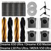 Dreame X50 Ultra / S40 Enhanced / L50 Pro Ultra Edition Parti per aspirapolvere Rullo principale Spazzola laterale Filtro Hepa Sacchetto per la polvere in tessuto