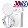 NONE Caricabatterie wireless originale Apple Magsafe 30W per iPhone 11 12 13 14 15 16 Pro Max Mini X XS XR 8 Plus Ricarica rapida Carica Magnetica