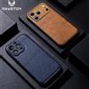 Rawston Custodia Ultra Sottile in Pelle per iPhone 17 Pro Max 16 16e 15 14 13 12 11 XR 17Pro con Protezione Lente Cover per iPhone 17