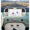 OSSURET 7862 Lettore autoradio Android 1 Din per FIAT 500 2007 -2015 Car Multimedia Stereo Carplay GPS Video Audio Unità principale automatica da 7 pollici
